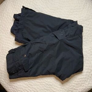 Men’s Bonfire Radiant Classic Fit Black Snowboard Pants Size Large